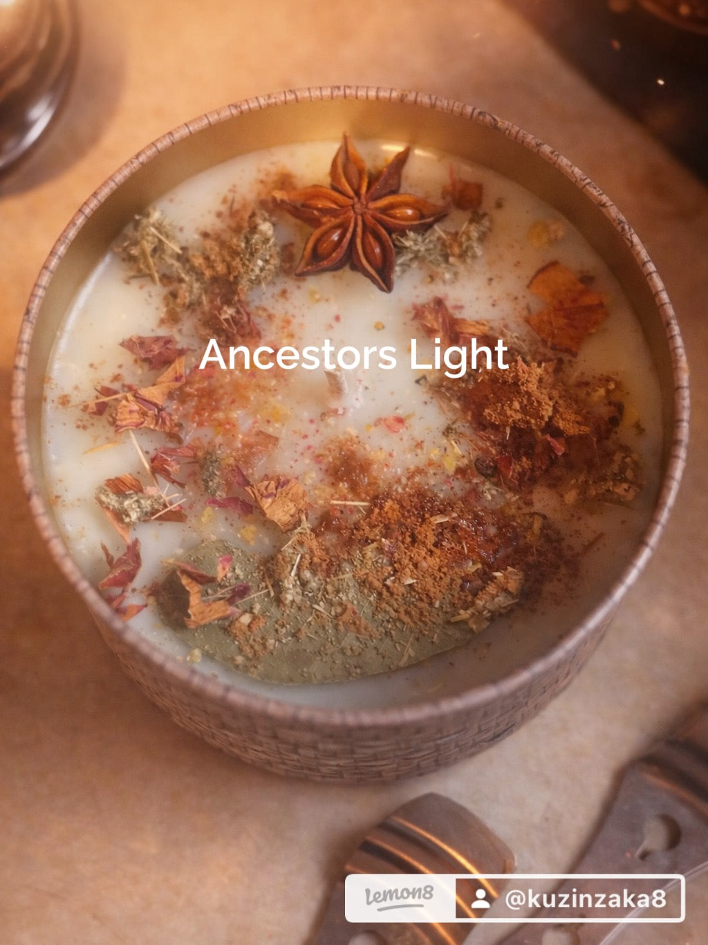 Ancestor Light Ritual Candle